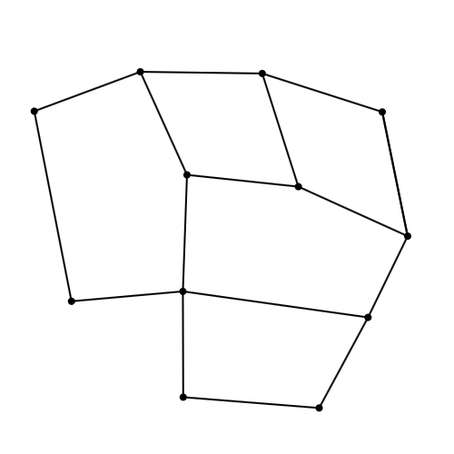 a more complex graph showing multiple nodes and edges connected together